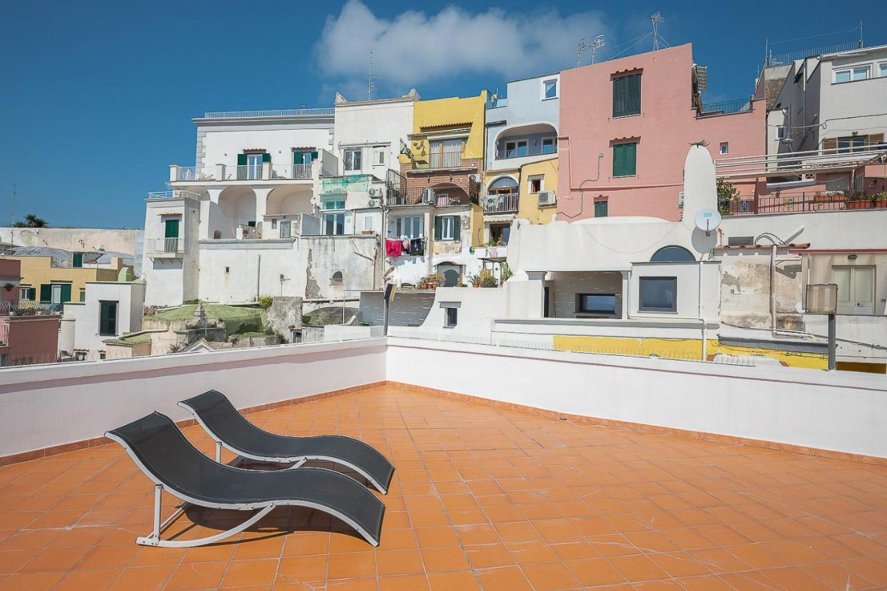 La Procidana House - Corricella Exlusive Terrace Villa Ngoại thất bức ảnh